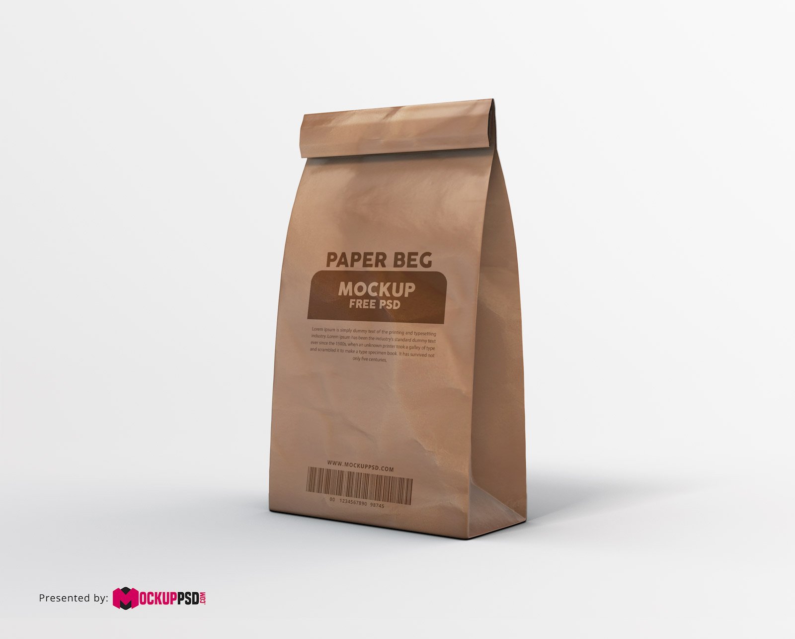 Download Paper Bag Mockup Free PSD | MockupPSD.com